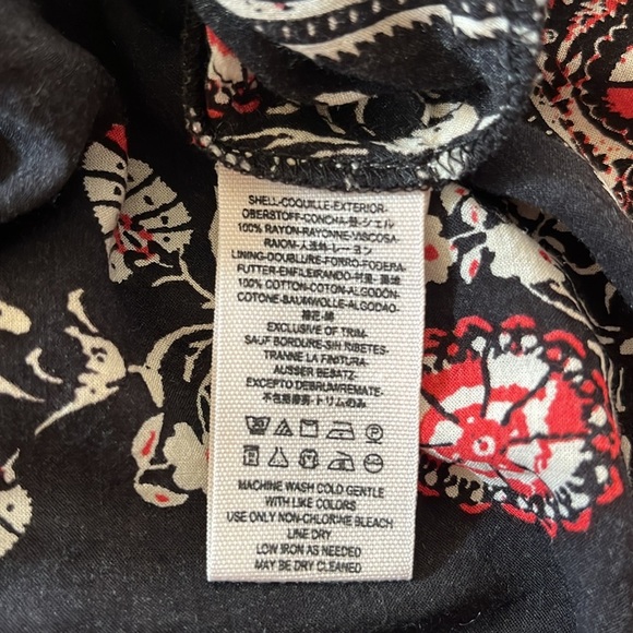 Free People Hayden Floral Lace Valley Printed Swing Dress Bell Sleeve - Picture 10 of 11